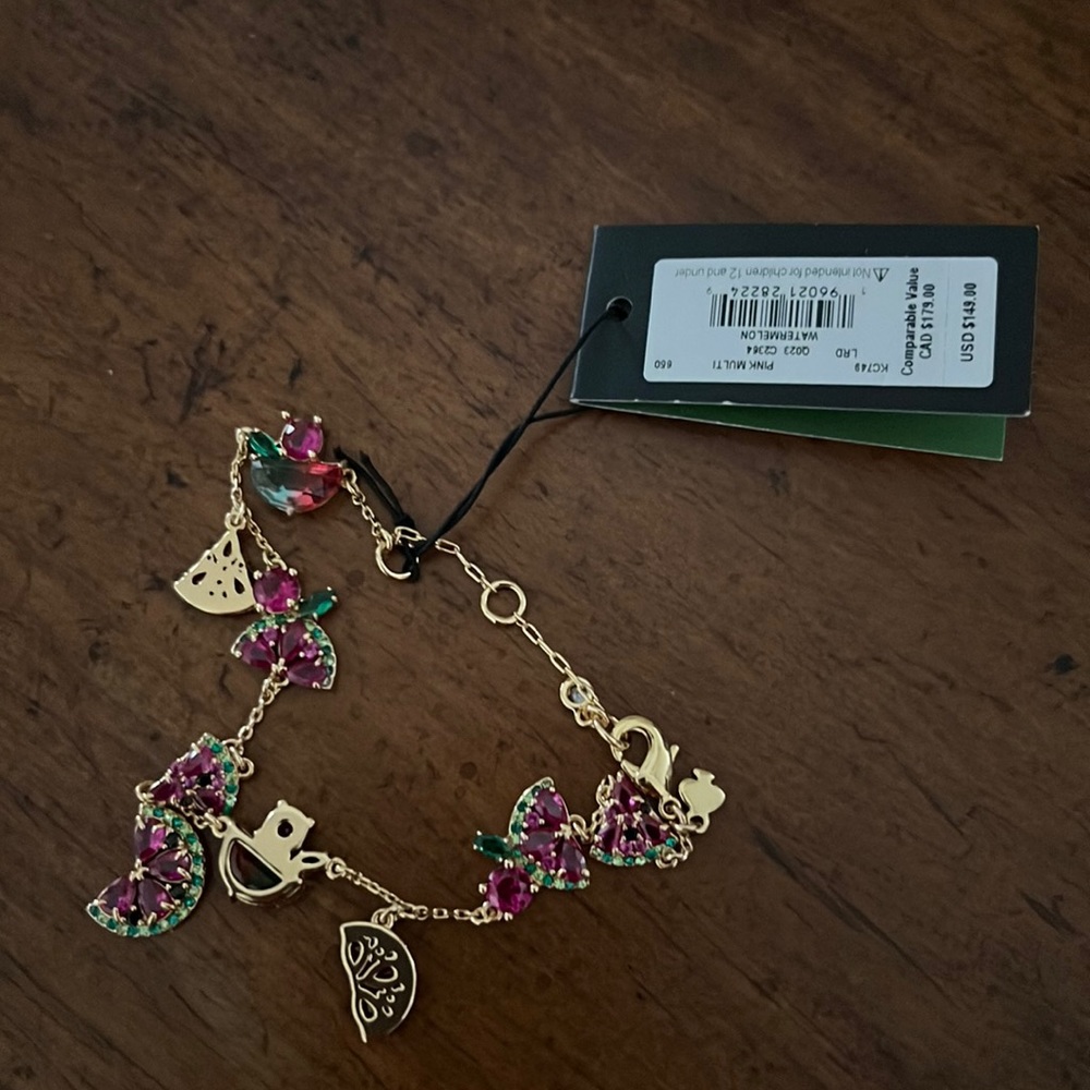 NWT .. Kate spade watermelon bracelet